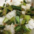 サファイにゃん's cooksnap of when they made かぶの葉 おかか炒め.