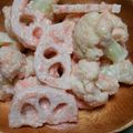 美環子's cooksnap of when they made れんこんとカリフラワーの明太クリーム和え.