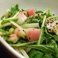 shinyui's cooksnap of when they made 簡単すぎ？水菜とツナのオイマヨサラダ♪.