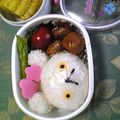 くーゆ～'s cooksnap of when they made しろくまちゃんのお弁当.