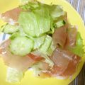 心の空's cooksnap of when they made 生ハムとチーズのサラダ.