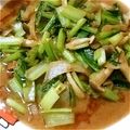 こはピカ's cooksnap of when they made 子供喜ぶ大豆のお肉と小松菜とキノコ炒め.