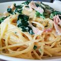neomam's cooksnap of when they made 手間なし簡単おいしいカルボナーラうどん♪.