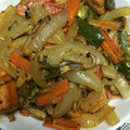 草果花's cooksnap of when they made サーモンのカレーマヨ炒め.