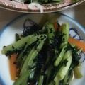 クック8BF4OH☆'s cooksnap of when they made ビタミンACE♡小松菜と人参のきんぴら.