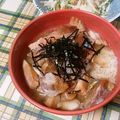 よちりん's cooksnap of when they made 残った刺身でお茶漬け♪.