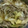 料理作造's cooksnap of when they made 白菜と牛肉のくたくた煮★.
