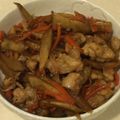 大仏様's cooksnap of when they made きんぴらごぼう (肉入り).