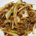 rocky6969's cooksnap of when they made 肉味噌たっぷり♬白菜ともやしの肉味噌炒め.