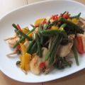 きらり流れ星's cooksnap of when they made 簡単☆鶏肉とインゲンのピリ辛炒め.