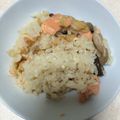 カノコソウ's cooksnap of when they made 鮭・しめじ・油揚げの炊き込みご飯.