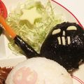 ニコニコはんぱんまん's cooksnap of when they made スターウォーズのダースベイダーのおにぎり.