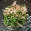 sashihi's cooksnap of when they made 水菜とかつおぶしの梅ドレサラダ.