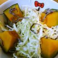 リらっくま's cooksnap of when they made ✿かぼちゃ＆塩昆布だけぇ✿.