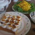 ratta28's cooksnap of when they made 幸せ朝食タイム♪チョコマシュマロトースト.
