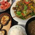 あやママ99's cooksnap of when they made ピリ辛ダレで♪ 豚肉と夏野菜の炒め物.