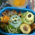 はるまママ327's cooksnap of when they made モンスターズインクのキャラ弁♪.