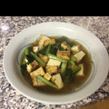 はーむちゃん's cooksnap of when they made ✩母の味✩小松菜と厚揚げの炒め煮.