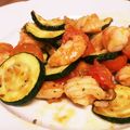 NALA★'s cooksnap of when they made エビとズッキーニのガーリック炒め.