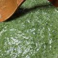みのる28号。's cooksnap of when they made 春菊と豆腐のポタージュ.