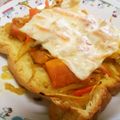 りょうびん's cooksnap of when they made 簡単お惣菜パン風　キンピラトースト.