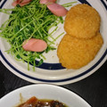 ★くまた★☆'s cooksnap of when they made 簡単☆豆苗のにんにく炒め.