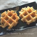 GoGo島みかん's cooksnap of when they made ワッフルメーカーで！焼きおにぎり。.
