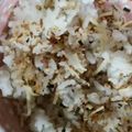 ma___111's cooksnap of when they made ふりかけチーズご飯（おにぎり）.
