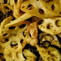 赤き血のイレブン's cooksnap of when they made 豚こま・蓮根・なすのキムチ炒め.