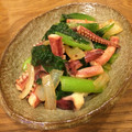 たべたいち's cooksnap of when they made いかげそのオイマヨ炒め.