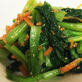 ボンユーマ's cooksnap of when they made 定番小鉢♫小松菜のお浸し.