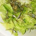 みぽco's cooksnap of when they made まるごとレタスとシラス〜食物繊維〜.