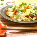 ももいろさくら's cooksnap of when they made 沖縄そばでなつかし給食風ヤキソバ♪.