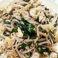 さって's cooksnap of when they made もやしとにらと卵の中華風炒め.