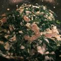 ラクダん's cooksnap of when they made ほうれん草とベーコンと玉子のバターソテー.