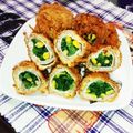 ♡たみこ。's cooksnap of when they made ほうれん草の肉巻きフライ.