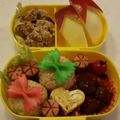 もリンゴ's cooksnap of when they made 大人 キャラ弁 らぶりぃ弁当.