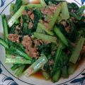 門松なめこ's cooksnap of when they made 小松菜とシーチキンの醤油炒め.