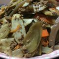 なるこォ's cooksnap of when they made ごぼうとこんにゃくの甘辛煮.