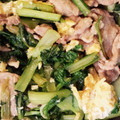 トリノオリンピック☆'s cooksnap of when they made 小松菜と豚肉の中華炒め.