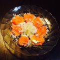 YUKAapple's cooksnap of when they made サーモンのクリームチーズ簡単カルパッチョ.