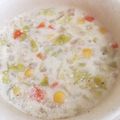 きじおとこたま's cooksnap of when they made 押し麦と旬な野菜の簡単ミルクスープ.