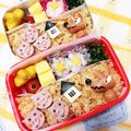 じゃりち's cooksnap of when they made 三匹の子豚（キャラ弁おかず）.