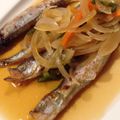 Iwhanna's cooksnap of when they made フライパンで焼くだけ☆ししゃも南蛮漬け.