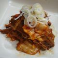 おんかめ's cooksnap of when they made 韓国人直伝❤ 秋刀魚とキムチ炒め.