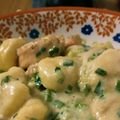 きゃなゆ's cooksnap of when they made ハロウィン！ニョッキと鮭の和風クリーム煮.