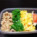 ルルmizuki's cooksnap of when they made 腹ペコ男子パクパク！三色丼☆.
