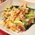 クックyamakyo's cooksnap of when they made サーモン葱チャーハン♡.