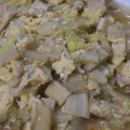 sachipuri♡'s cooksnap of when they made 厚揚げと白菜のしらす卵とじ.
