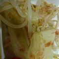 nyoromisan's cooksnap of when they made 超簡単！キャベツともやしの麺つゆ和え♡.